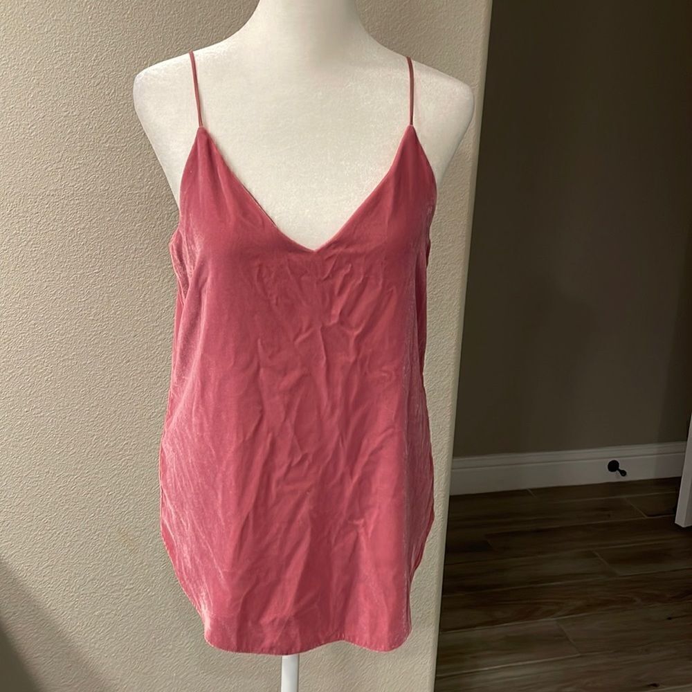 Express Sleeveless Velvet Tank Top